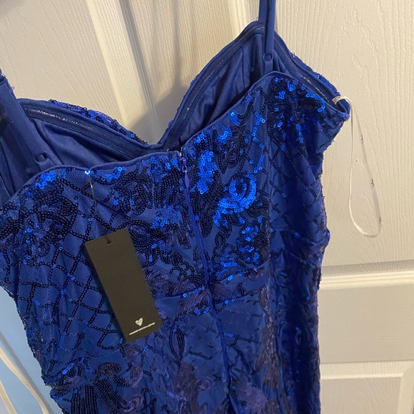 Immaculate sparkle jumpsuit from Lulu’s - Picture 7 of 9